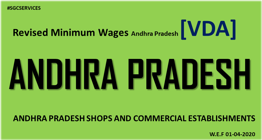 Revised Minimum Wages Andhra Pradesh (VDA) | SGC Blog - Payroll And ...