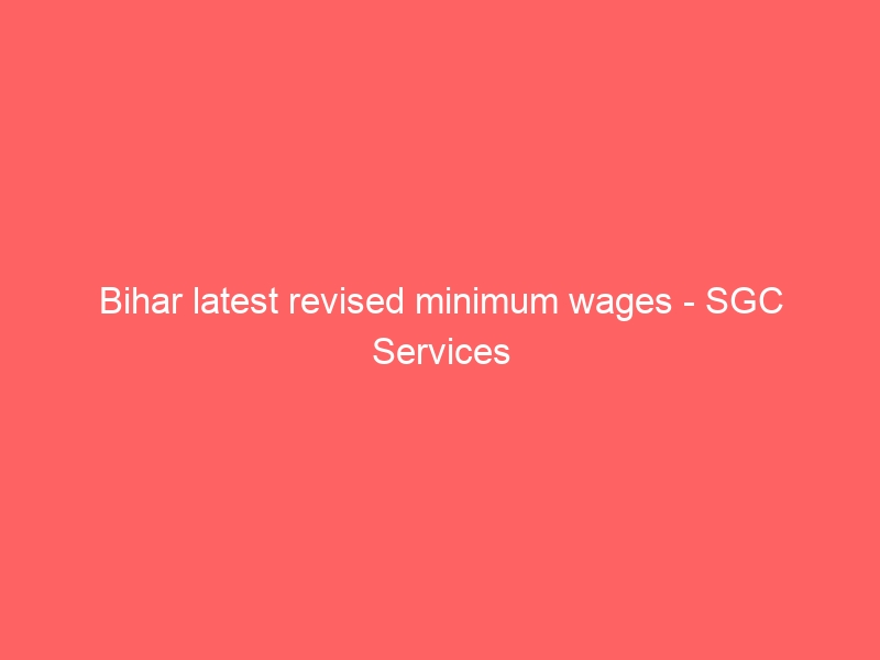 Uttar Pradesh Minimum Wages Notification Of DA For Engineering Industry ...